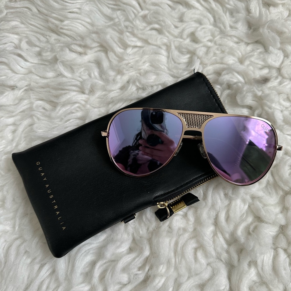 Quay x Kylie Jenner Sunglasses Purple Iconic